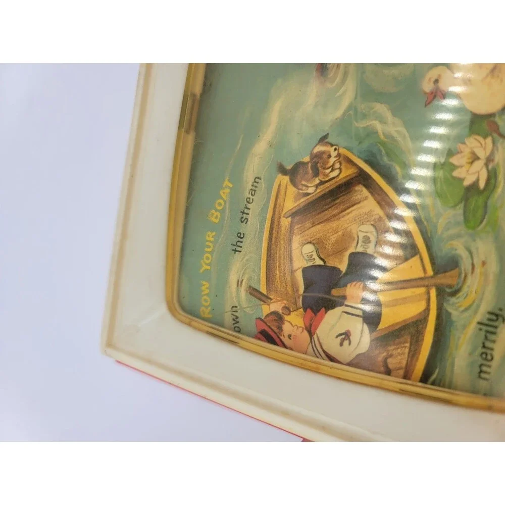 Fisher Price Toys Vintage 1966 Two Tune Giant Screen Music Box TV Works
